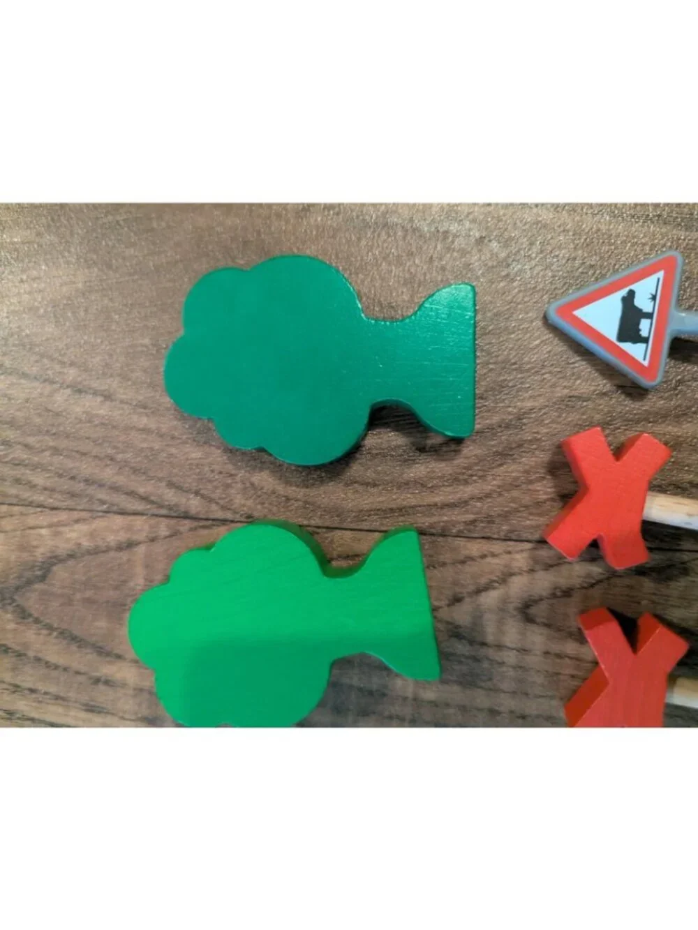 Brio Trees And crossing Sign Accessories Lot Of 5 rain set wooden toys kids lot